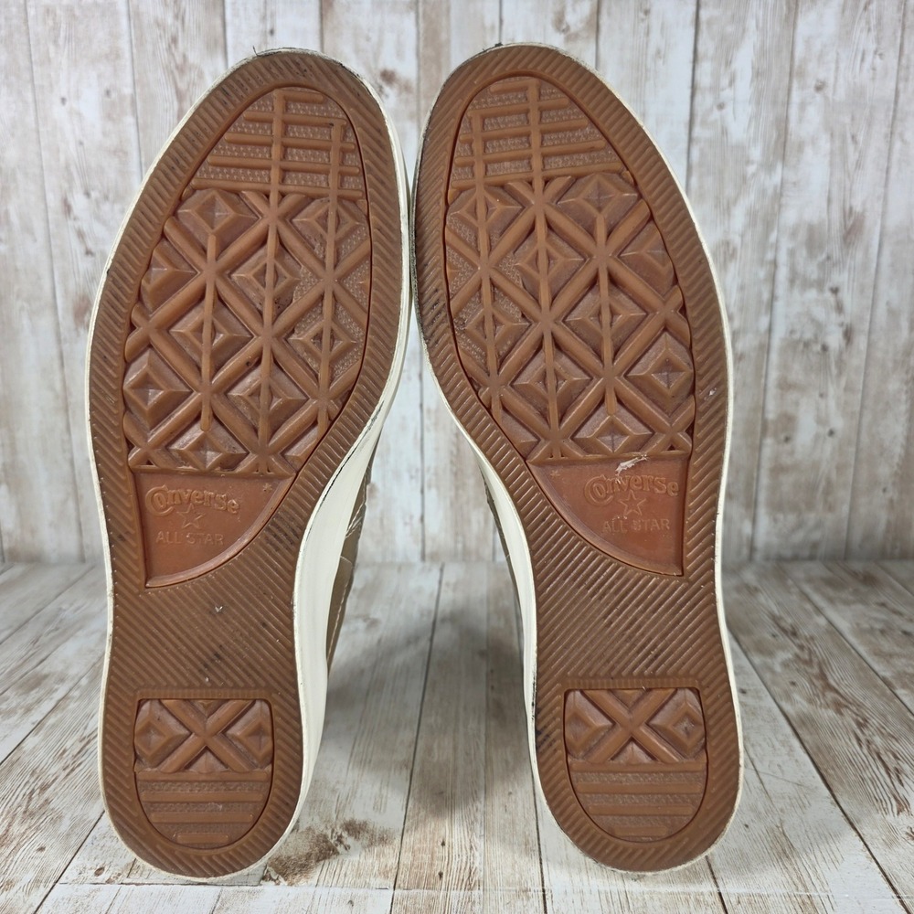 Metallic Gold Platform Sneakers - Women's Casual Fashion - Picture 7 of 8